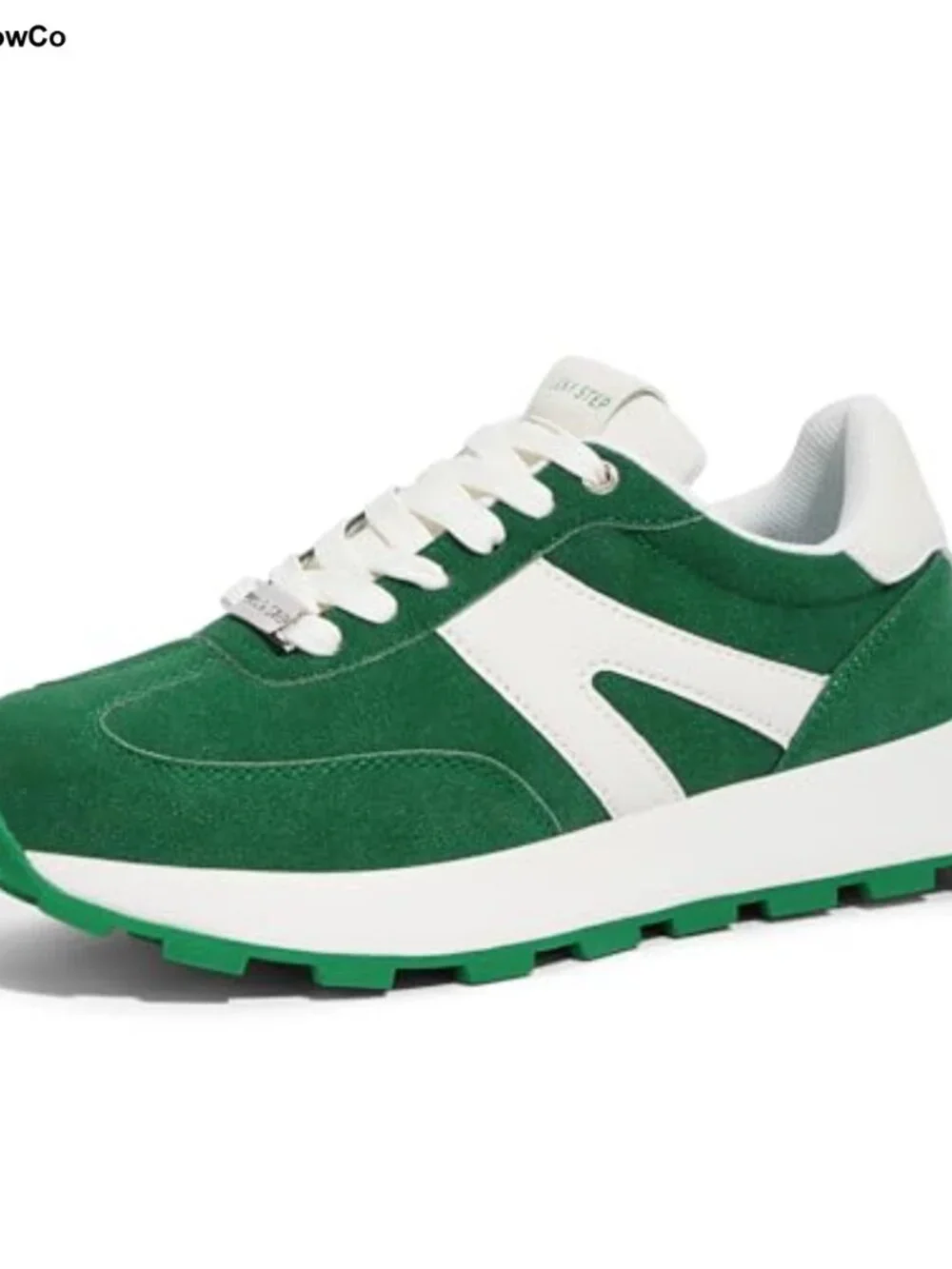 Women's Retro Platform Fashion Sneakers Lace-Up Casual Athletic